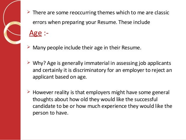 what not to include in a resumes