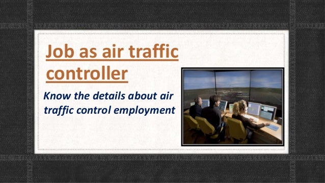 Job as air traffic controller