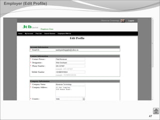 47
Employer (Edit Profile)
 