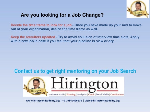 what are you looking for in a job