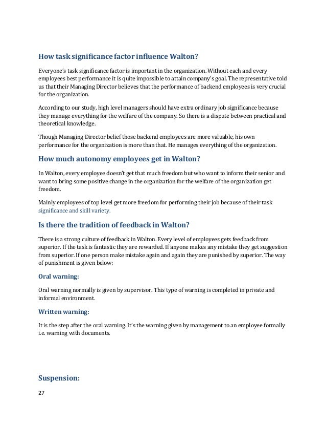 Job characteristics model essay