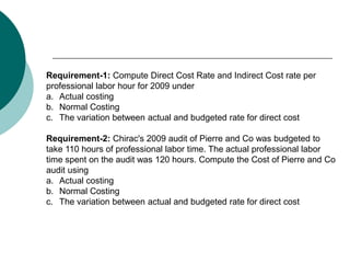 Job costing power point show | PPSX