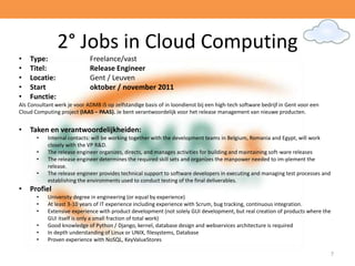 User Support for Operations in Capital Markets