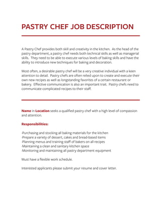 Job Description Templates: The Definitive Guide | PDF