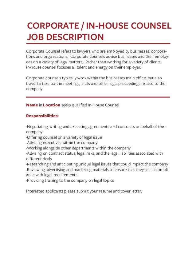 job description janitor