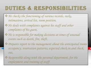 Job Description & Job Specification