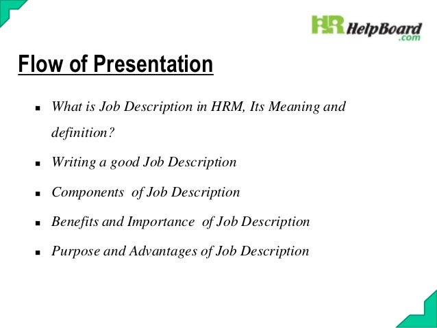 What Is Job Description