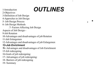 Job design | PPT