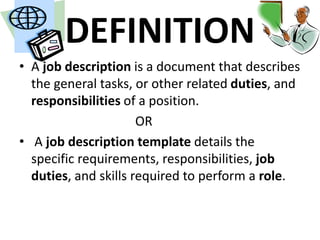 Job Discription Of Nursing Personnel