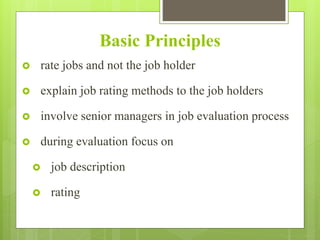 Job evaluation | PPTX