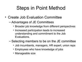 Job Evaluation ppt HRM business students | PPT