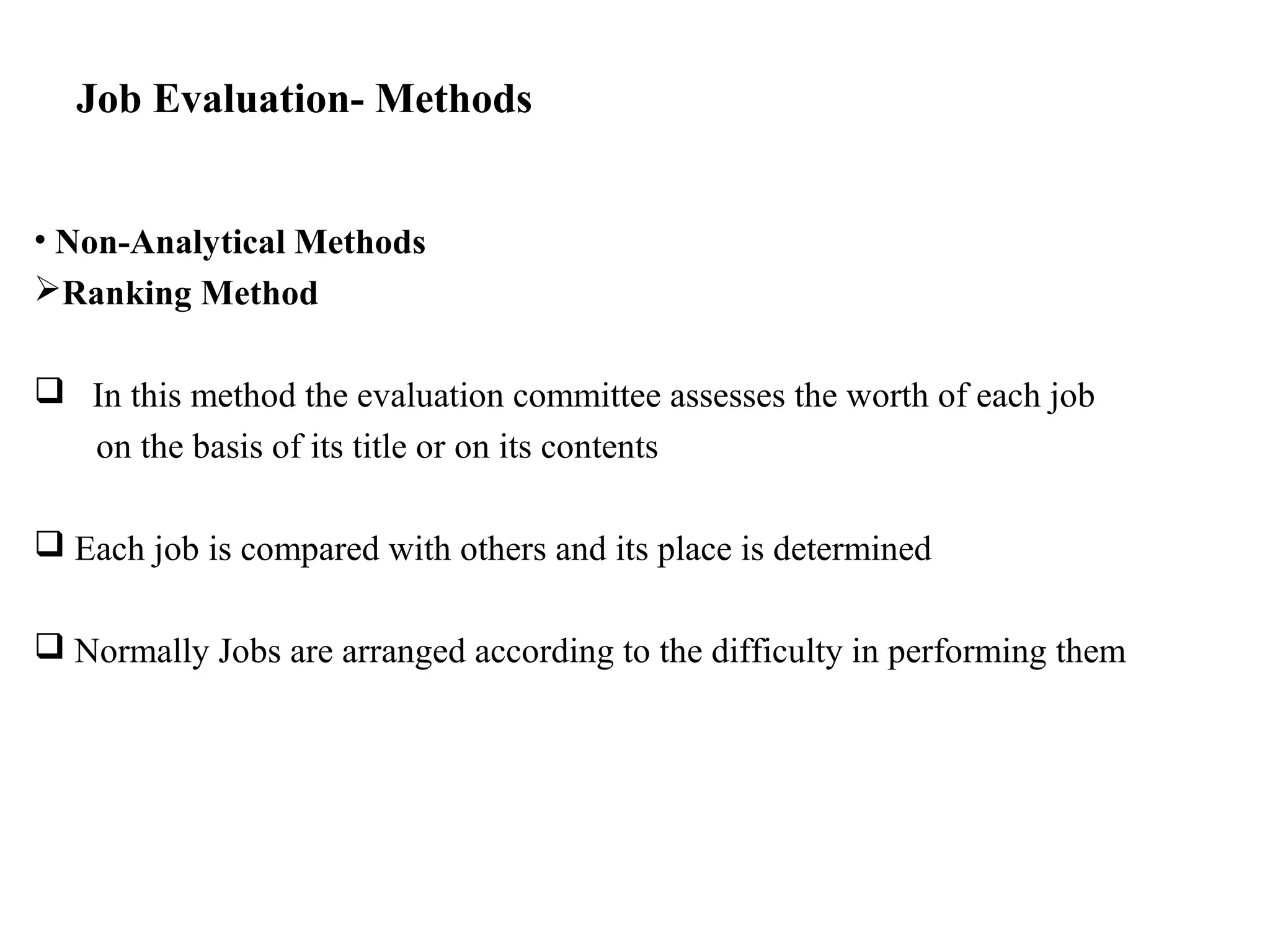 Job evaluation & merit rating | PPT