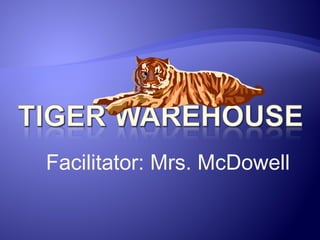 Facilitator: Mrs. McDowell

 