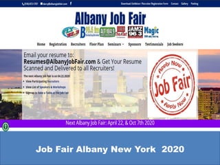 Job Fair Albany New York 2020
 