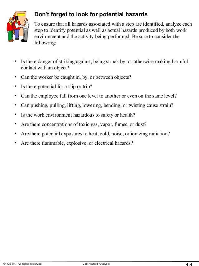 Job hazard analysis 2