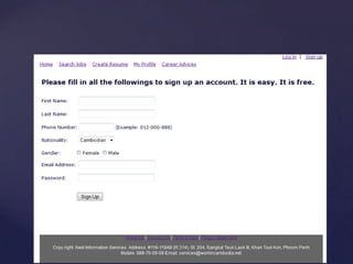 Job hunting & career development