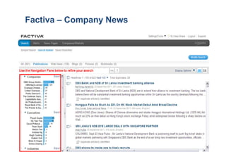 Factiva C Company News
 