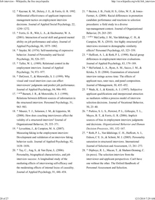 Job Interview. | PDF