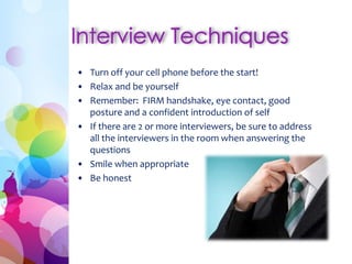Job Interview Techniques