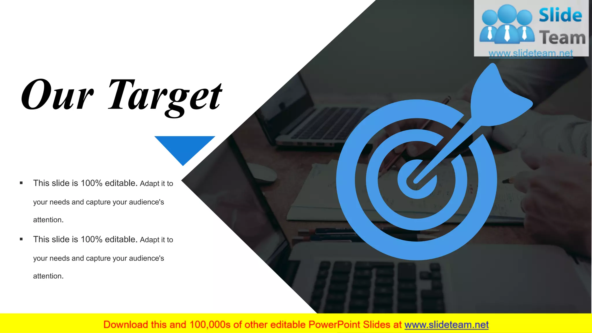Our Target
▪ This slide is 100% editable. Adapt it to
your needs and capture your audience's
attention.
▪ This slide is 100% editable. Adapt it to
your needs and capture your audience's
attention.
33
 