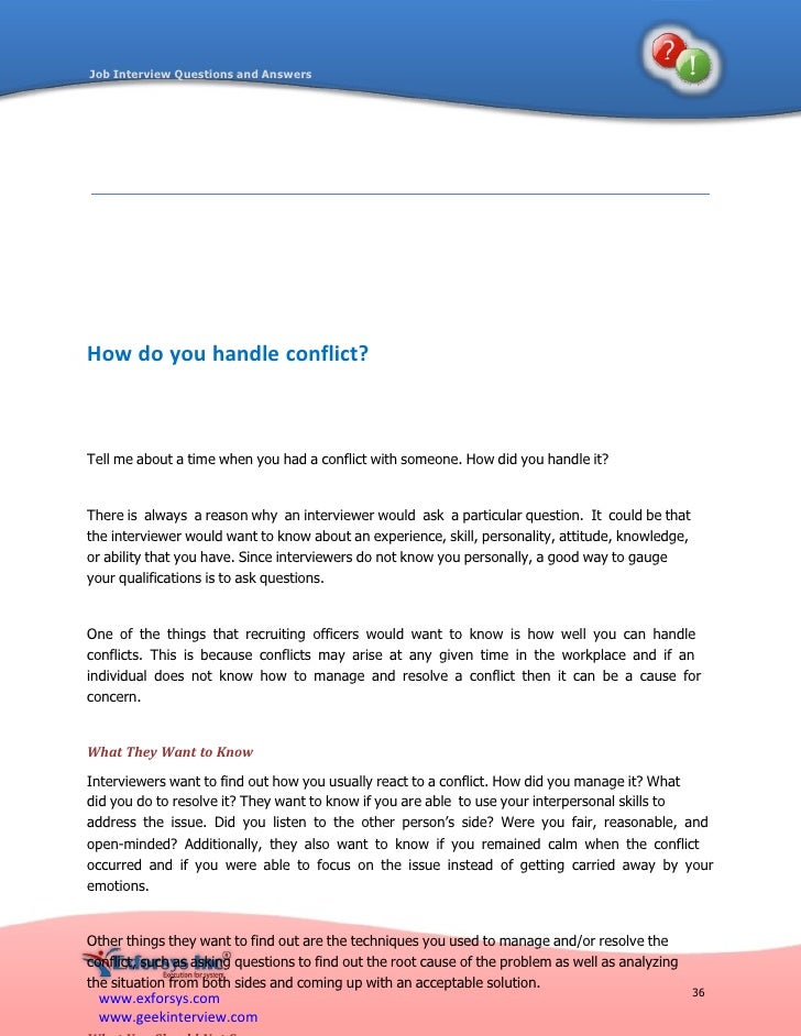 Job Interview Questions And Answers