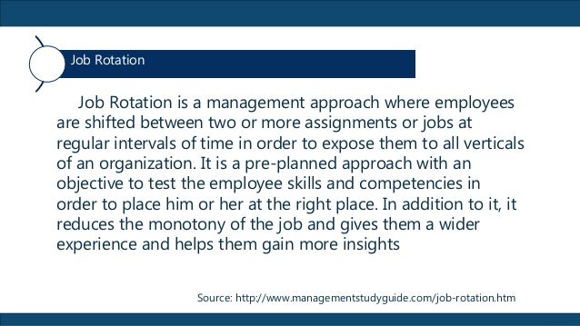 rotation work schedule