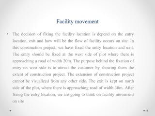 Job layout of cinstruction site | PPTX