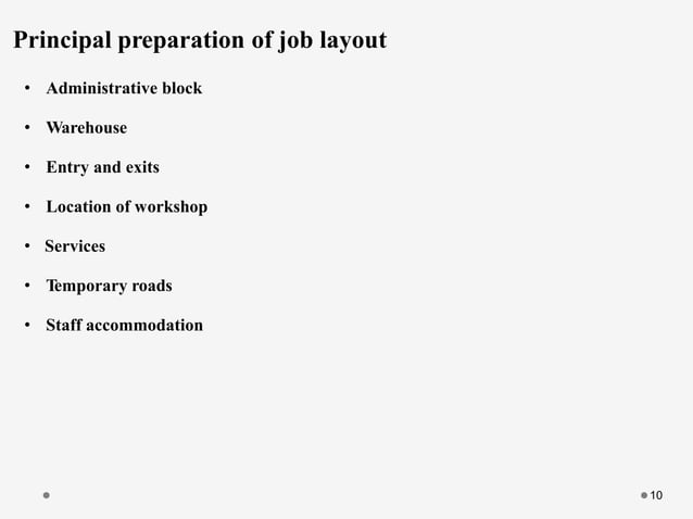 Module 8 Job Layout PART 2 PPT imperguard-ce-guard-industry