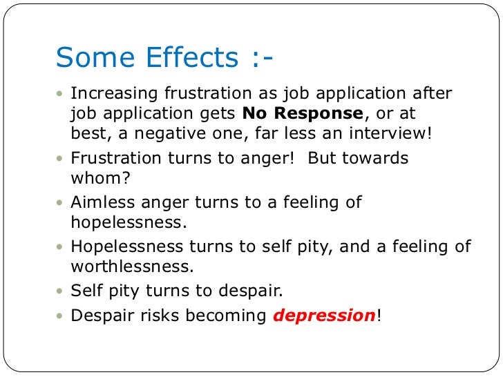 negative effects of unemployment