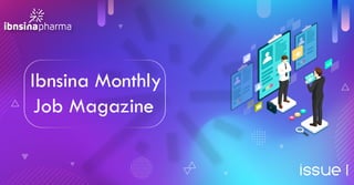 Ibnsina Pharma Monthly Jobs Magazine - March issue 