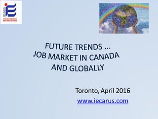 Toronto,April 2016
www.iecarus.com
 