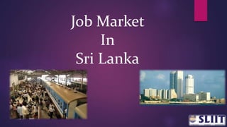 Job Market 
In 
Sri Lanka 
 