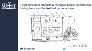 I built consumer products & managed banks’ investments. 
Hiding fees was the hottest game in town. 
 