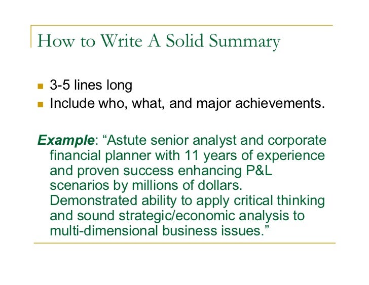 senior management resumes