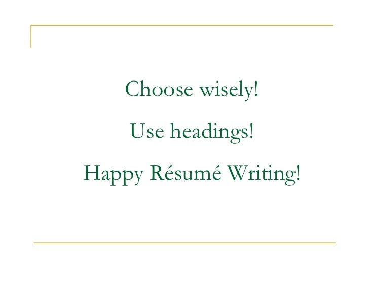 summary objective resume