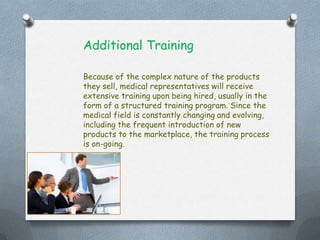 Job Of Medical Representative