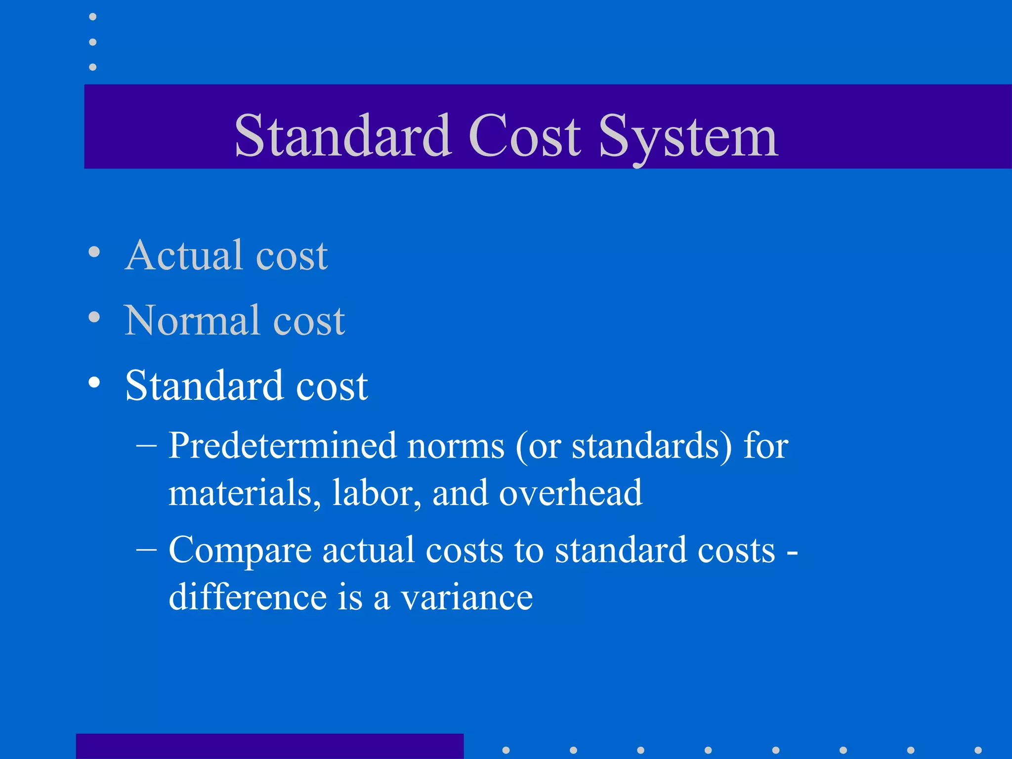 Job order costing | PPT
