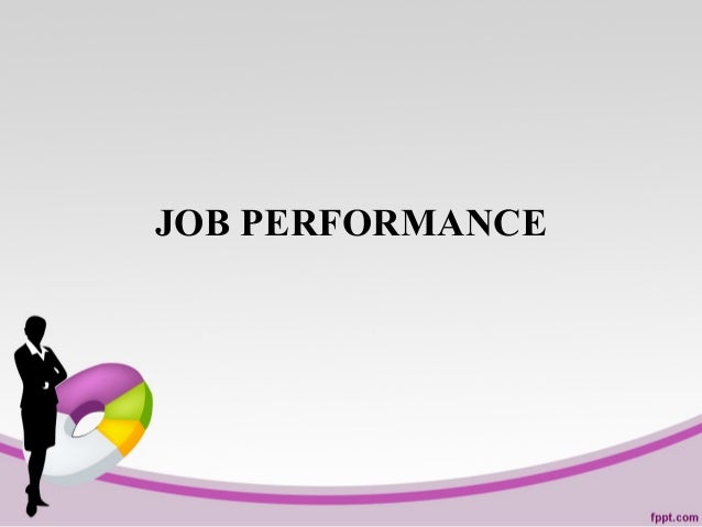 presentation on job performance