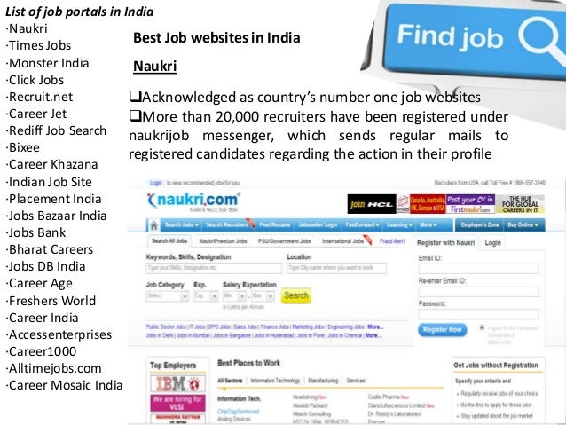 job wedsites