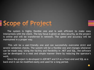 Job portal at jiit 2013-14 | PPTX