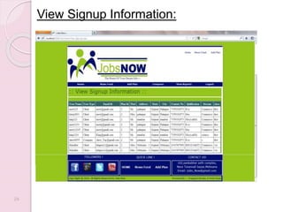 View Signup Information:
24
 