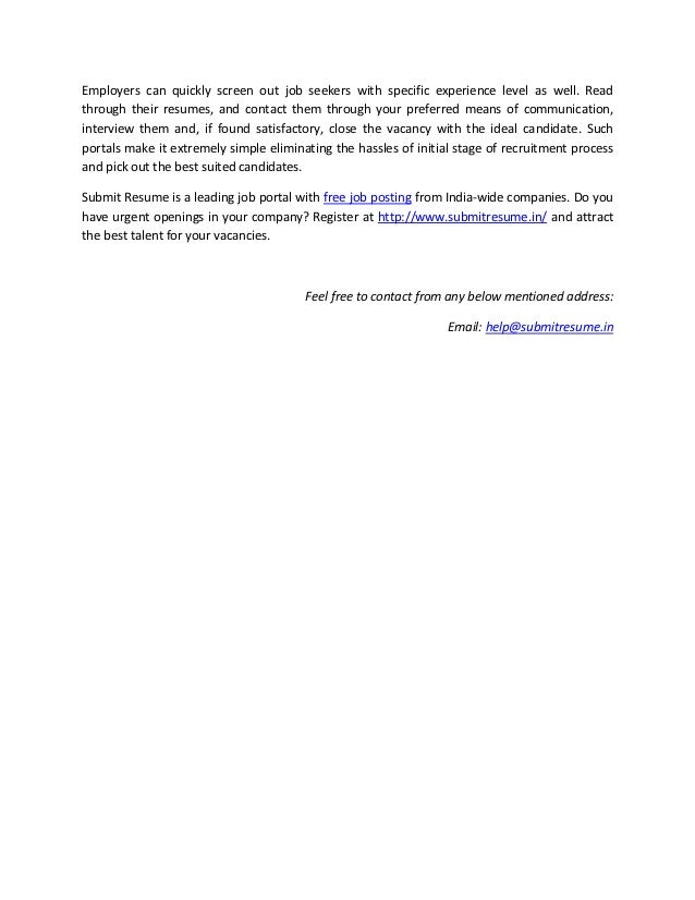 job portals an easy way to find the right candidate