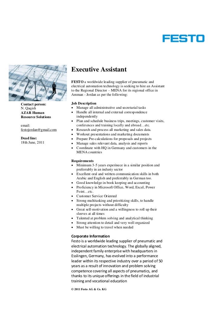 Executive Assistant Sales And Marketing Job Description / Marketing Assistant Job Description : As a sales assistant, your primary responsibility is to execute marketing initiatives and provide daily support to the management team.