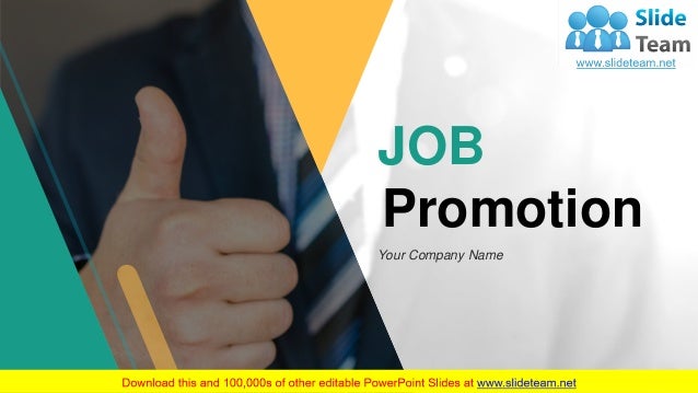 Job Promotion Presentation Template Free Download Job Promotion Presentation Template Free Download
