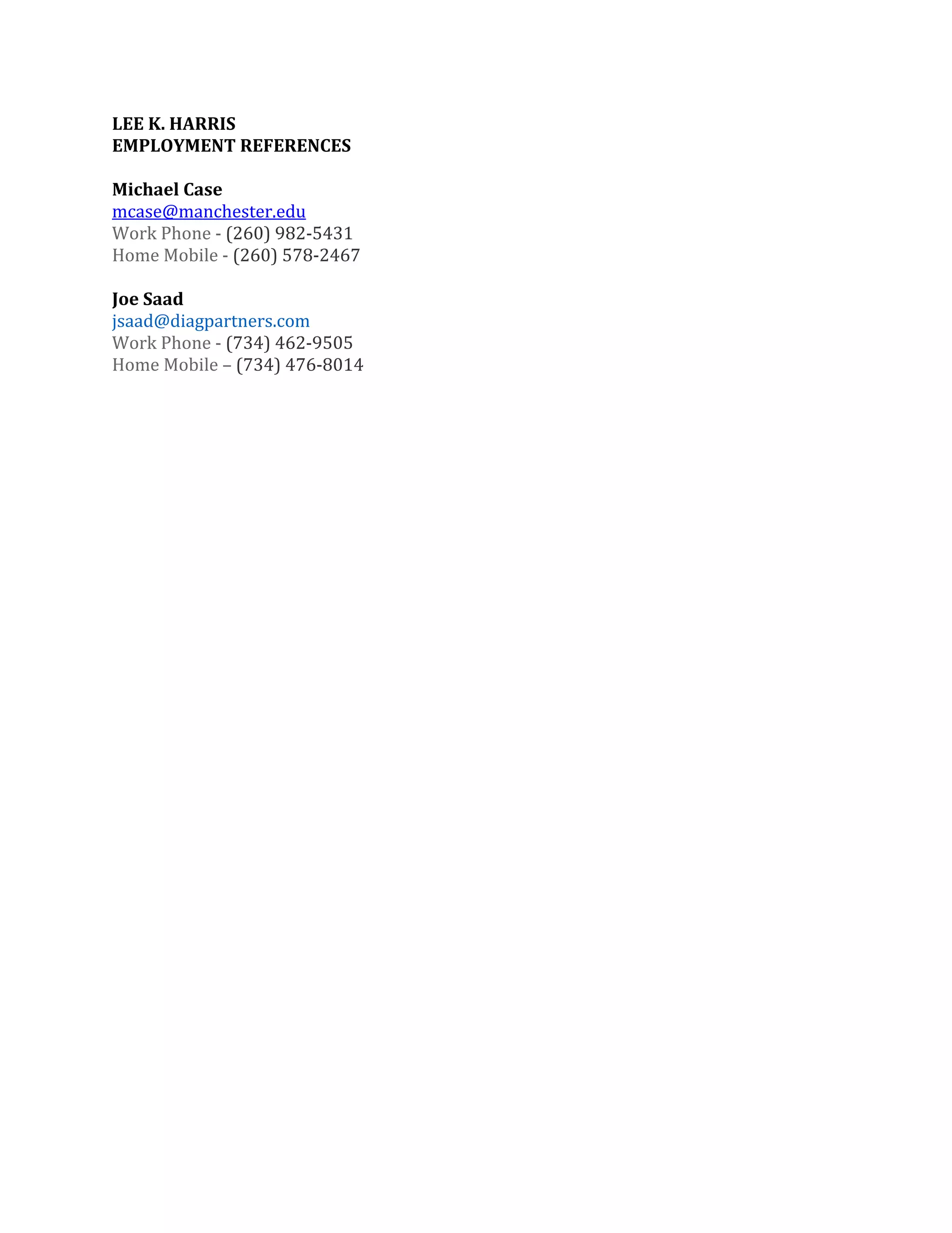 Job references | PDF