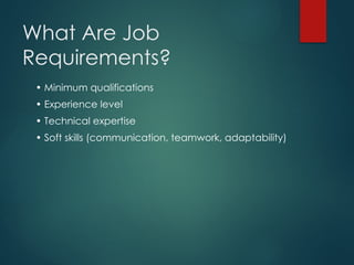 Comprehensive Web-Based Job Requirements and Skill Assessment Platform ...