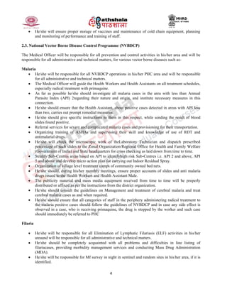 Job Responsibilities Of Medical Officers