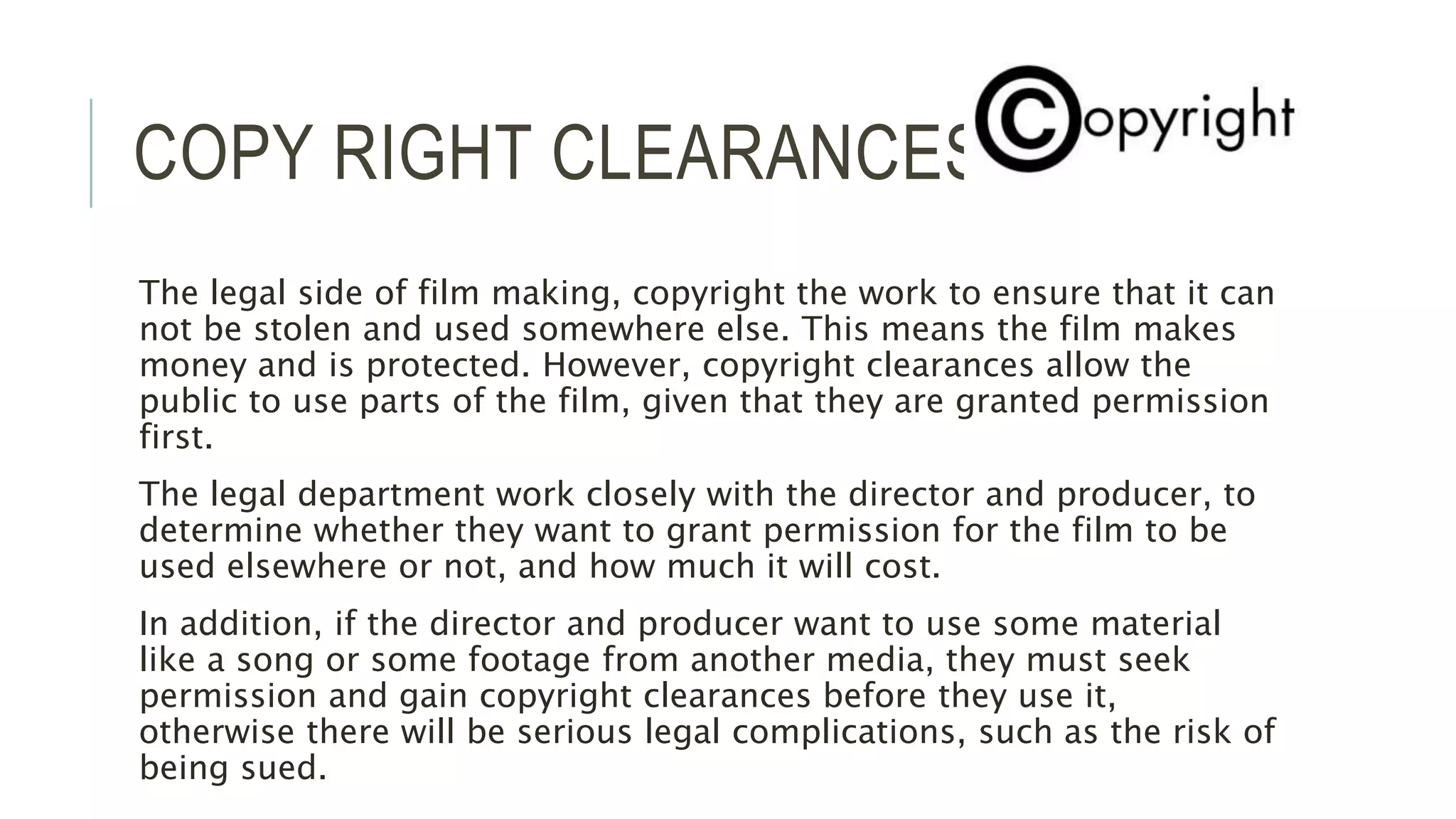 Job roles in the film industry | PPTX