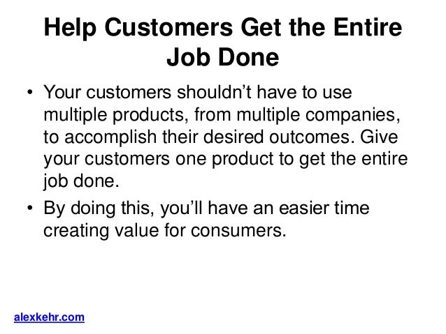 jobs to be done theory