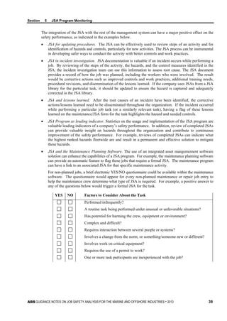Job safety analysis jsa | PDF